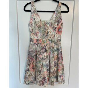 AQUA Floral Dress, Size Small